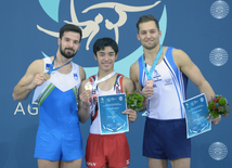 Bakıda idman gimnastikası üzrə Dünya Kubokunda ilk qaliblərin mükafatlandırma mərasimi keçirilib. Azərbaycan, 21 fevral, 2016